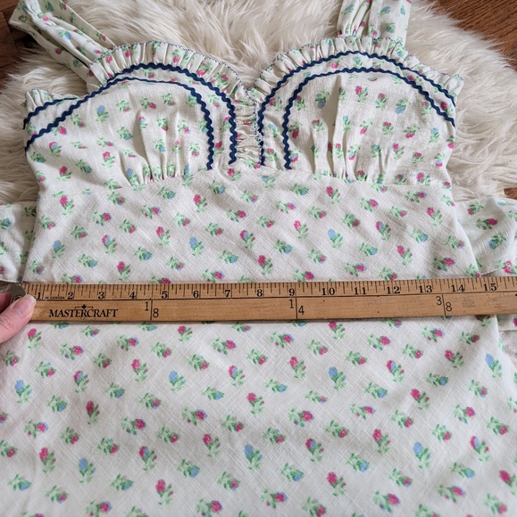 Free People Sweet Hearts Midi Dress XS NWT - Picture 14 of 16